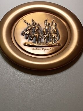 Frederic Remington Plate Roman Bronze Works Inc NY